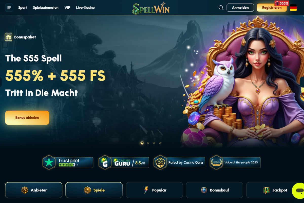 SpellWin Casino Willkommensbonus